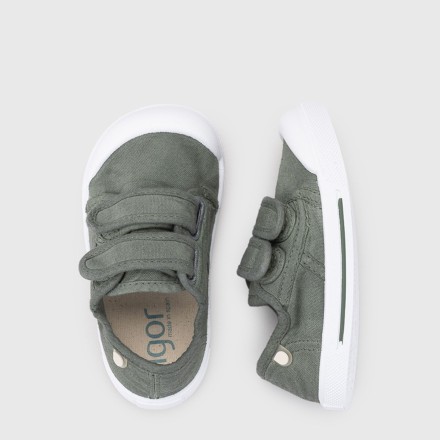 Ténis de Lona com Velcros