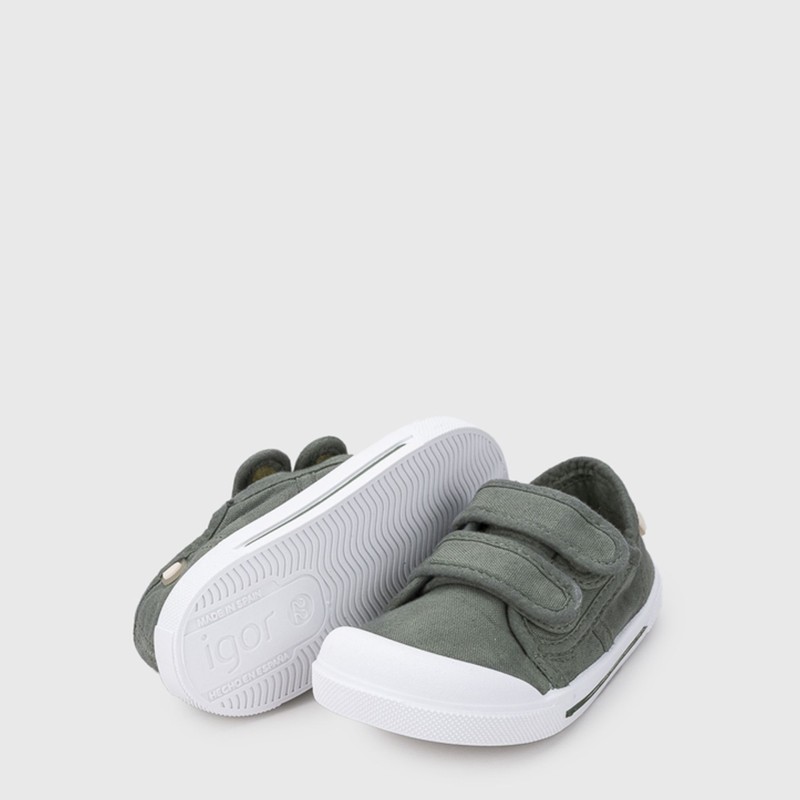 Tnis de Lona com Velcros