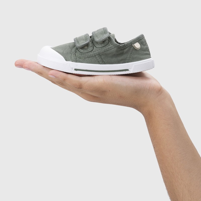 Tnis de Lona com Velcros