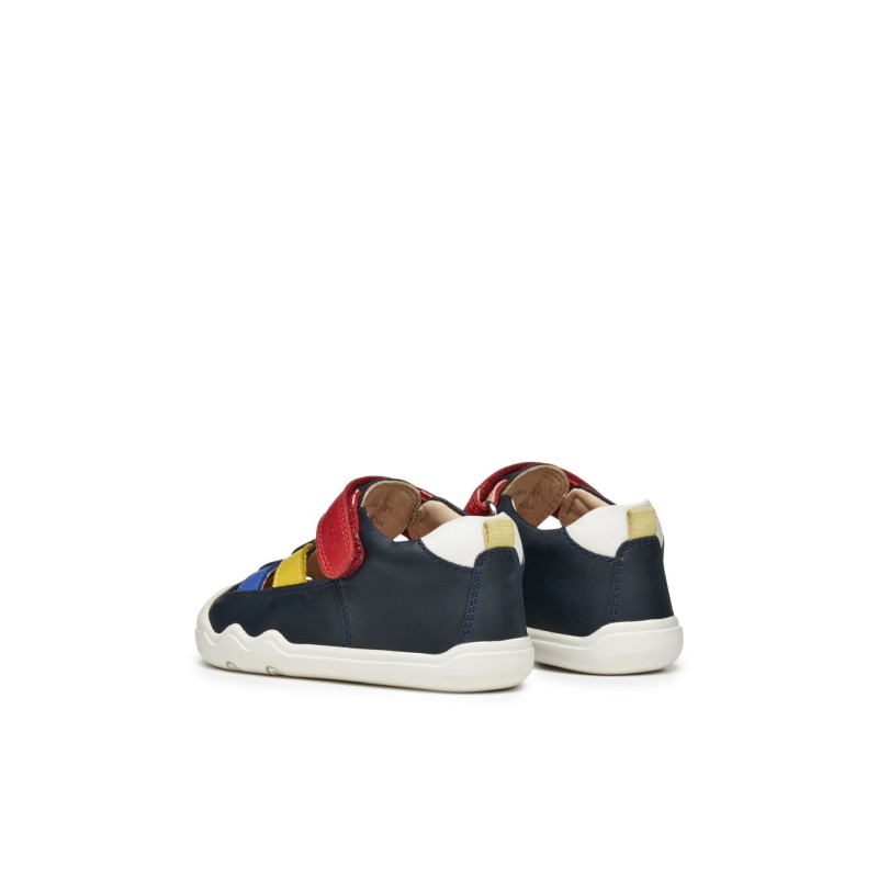 Sand�lias Steppieup Navy Multicolor