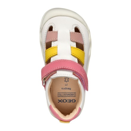 Sandálias Steppieup White Multicolor
