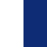 Branco/Azul Marinho