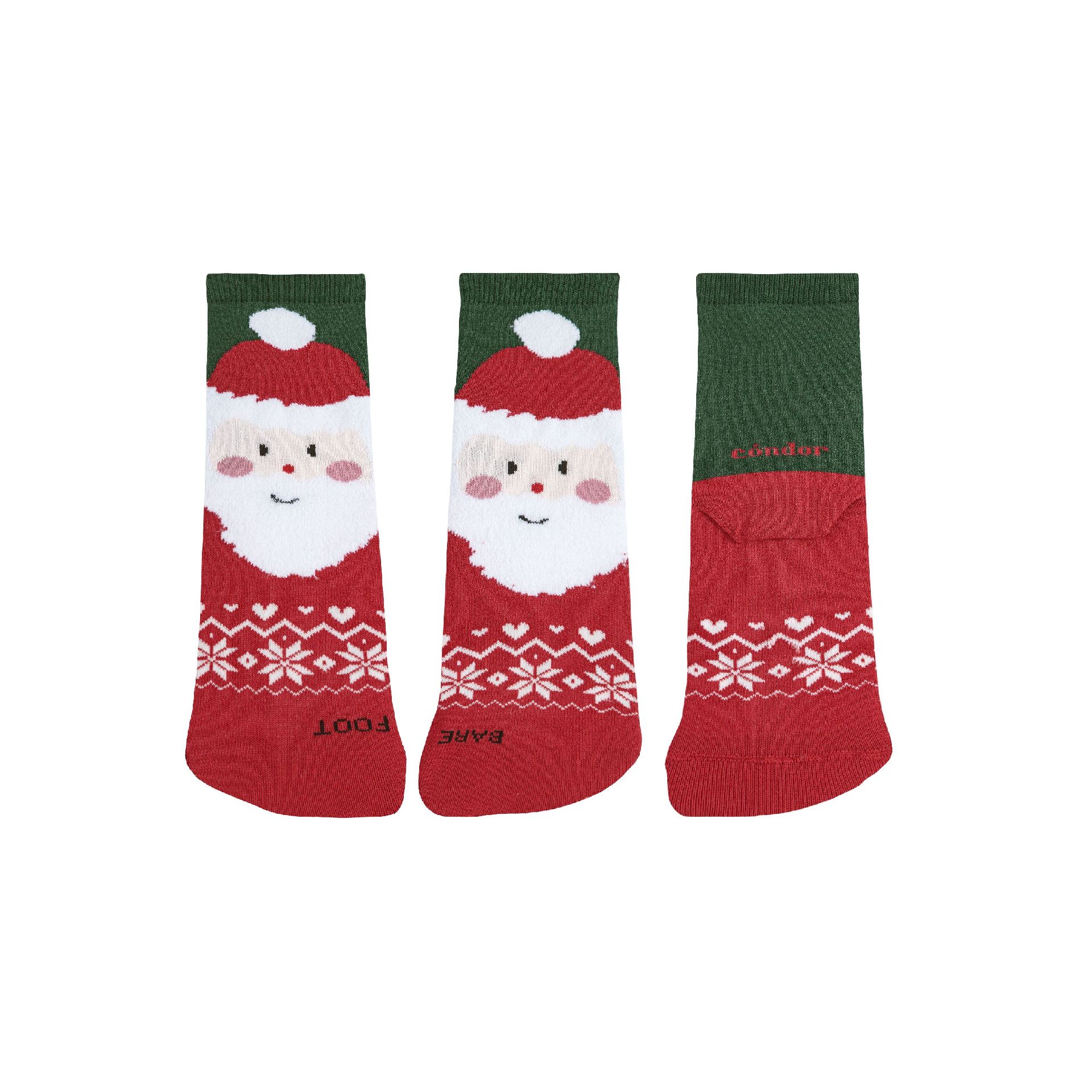 Meias Barefoot Médias Christmas