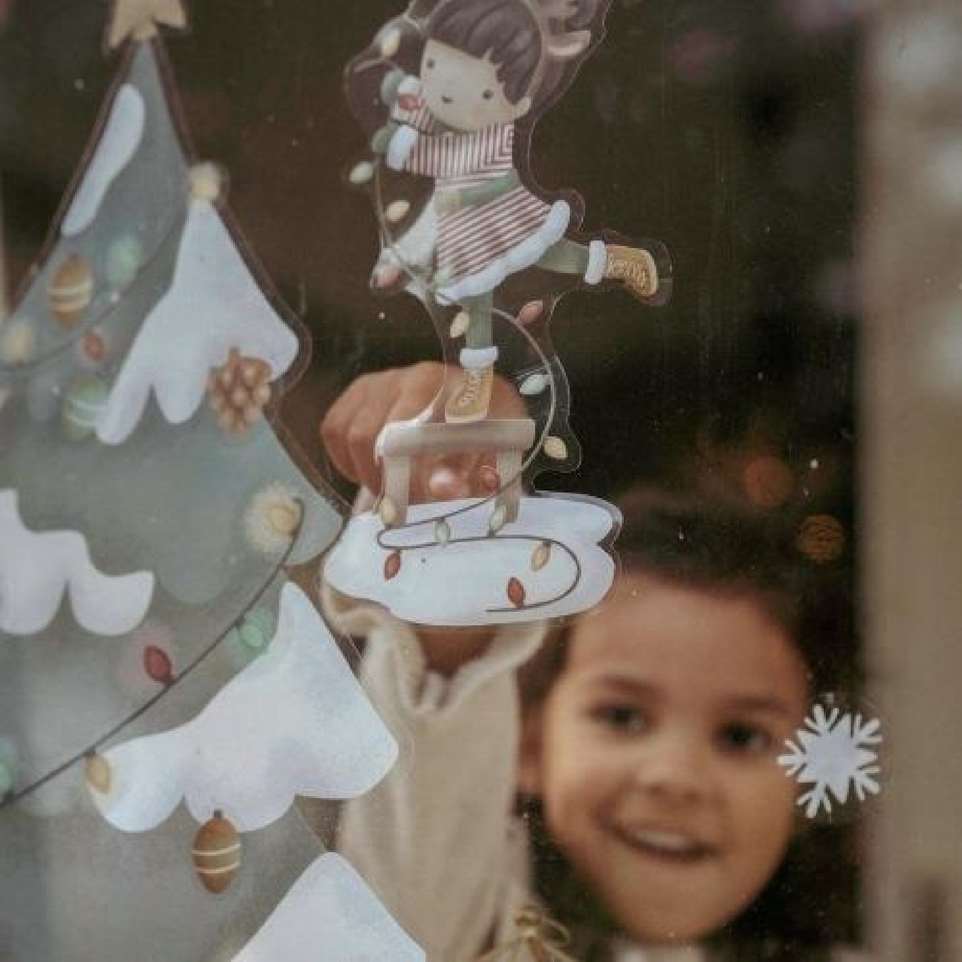 Pegatinas de Ventana Árbol de Navidad