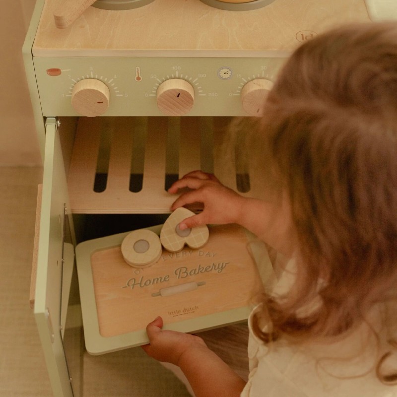 Conjunto de Pasteleiro em madeira