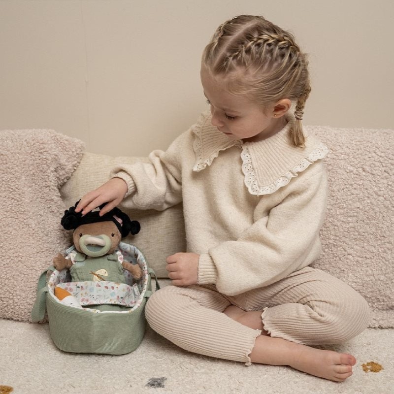 Boneca Baby Evi com Alcofa