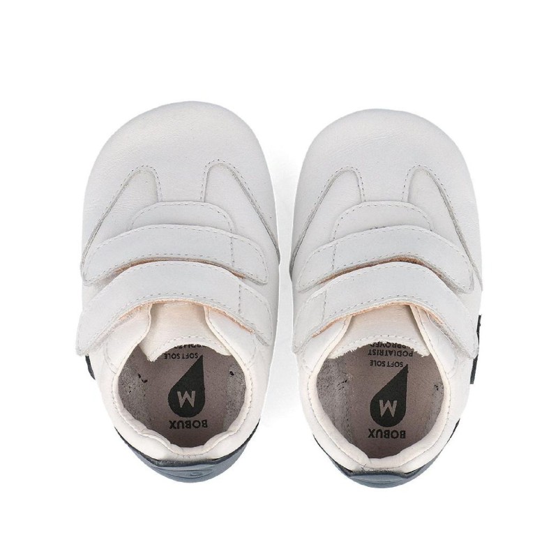 Soft Sole Pitch White & Navy