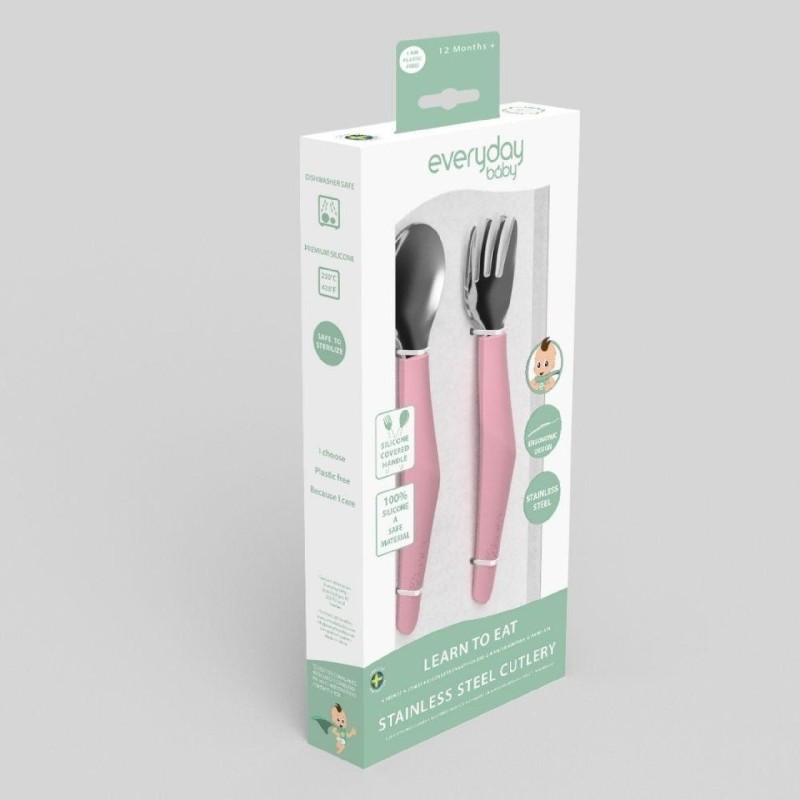 Talheres a�o inoxid�vel e silicone