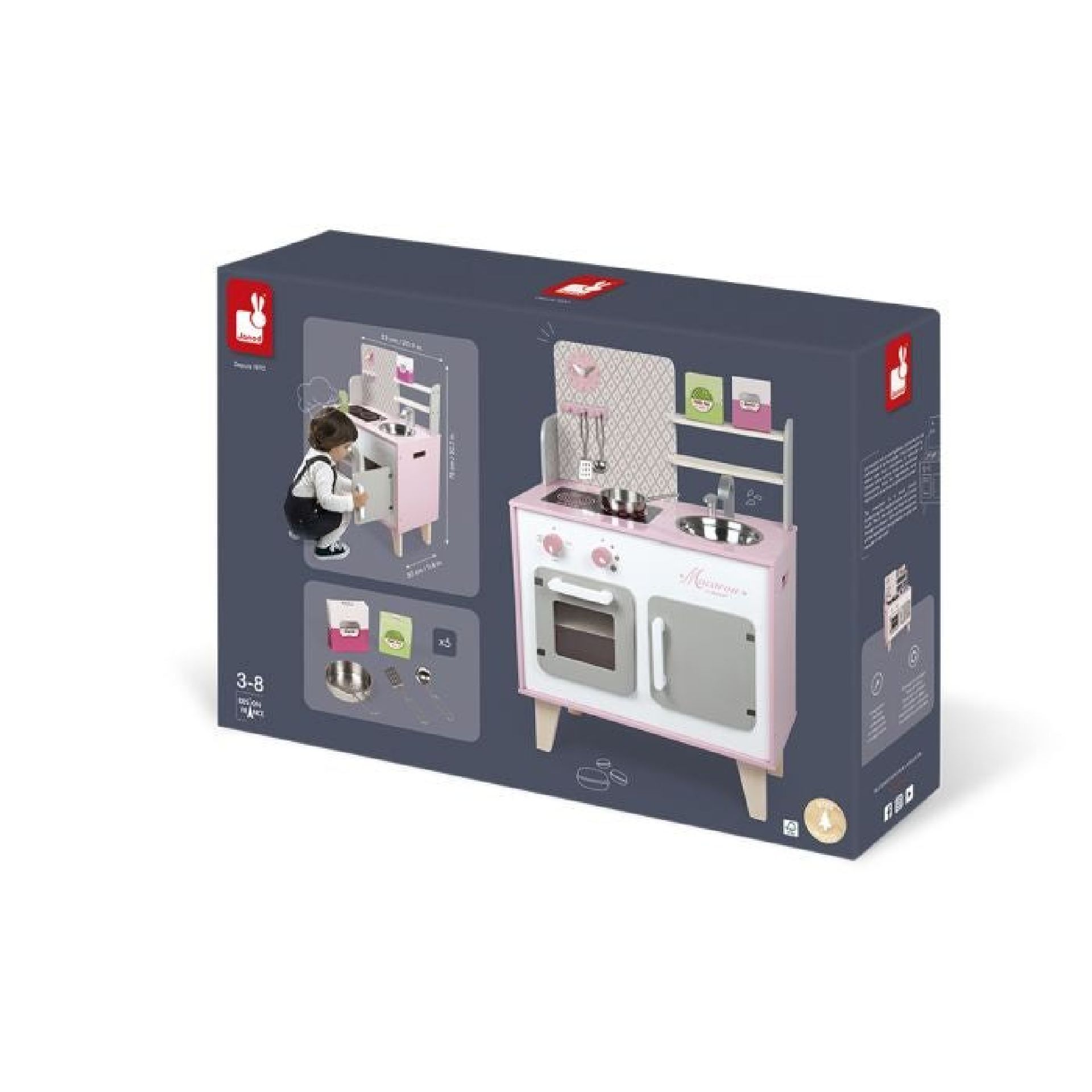 Cocina de juguete de madera