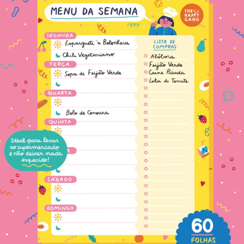 Bloco Menu Semanal