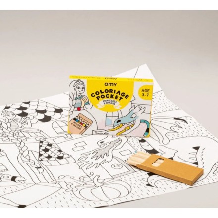 Coloring Pocket Poster