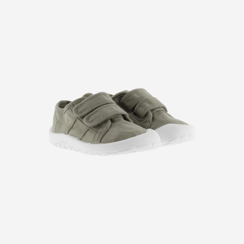 Canvas Sneakers with Velcro Straps