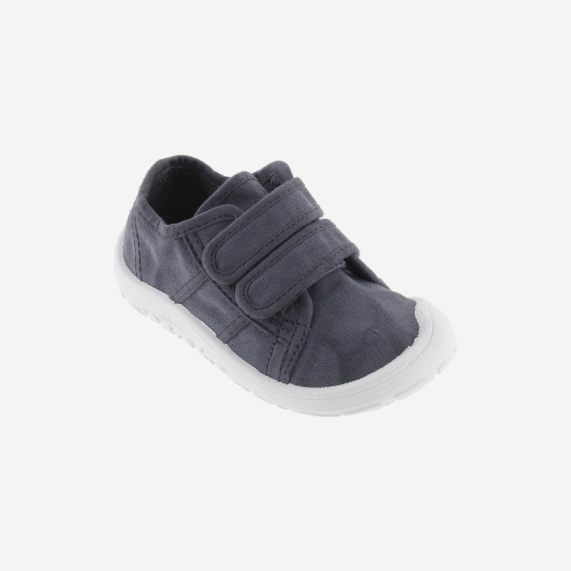 Canvas Sneakers with Velcro Straps