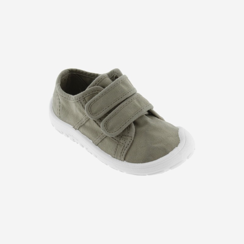 Canvas Sneakers with Velcro Straps