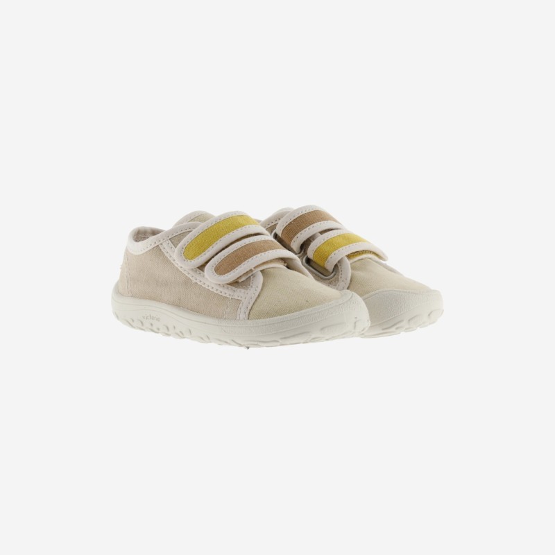 Canvas Sneakers with Velcro Straps