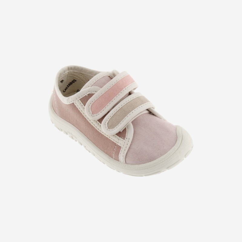 Canvas Sneakers with Velcro Straps