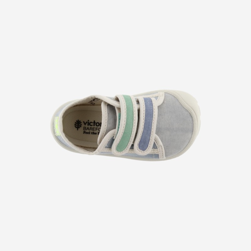 Canvas Sneakers with Velcro Straps