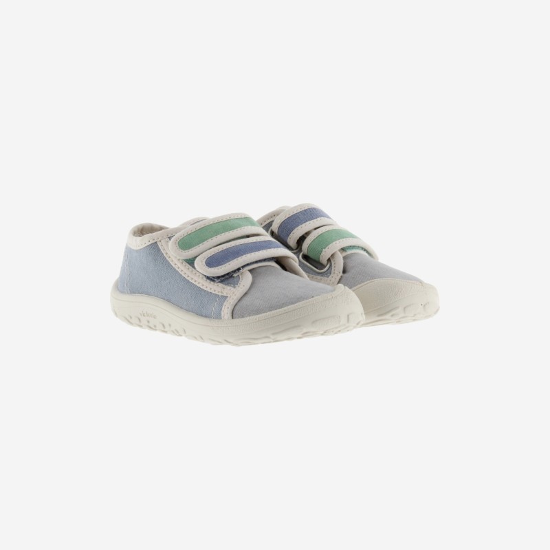 Canvas Sneakers with Velcro Straps