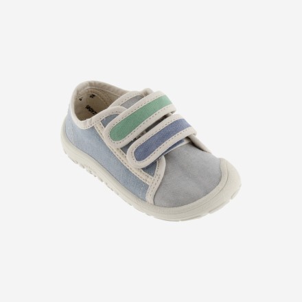 Canvas Sneakers with Velcro Straps