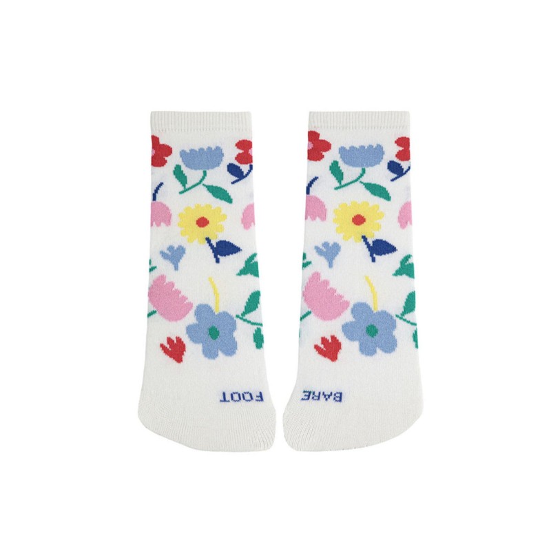Meias Barefoot Médias Floral