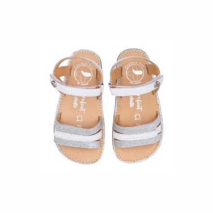 Sandalias de Piel con Velcro
