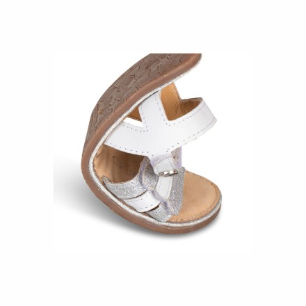 Sandalias de Piel con Velcro