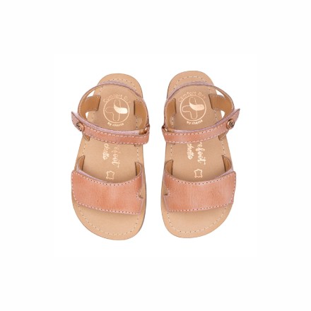 Sandalias de Piel con Velcro