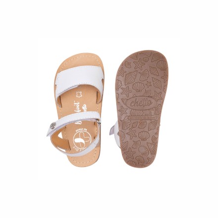 Sandalias de Piel con Velcro