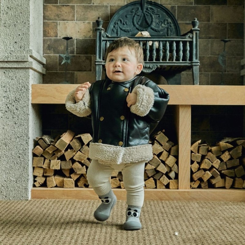 Attipas de Inverno Panda Grey