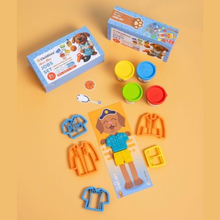 Professions Set - Natural Play Dough
