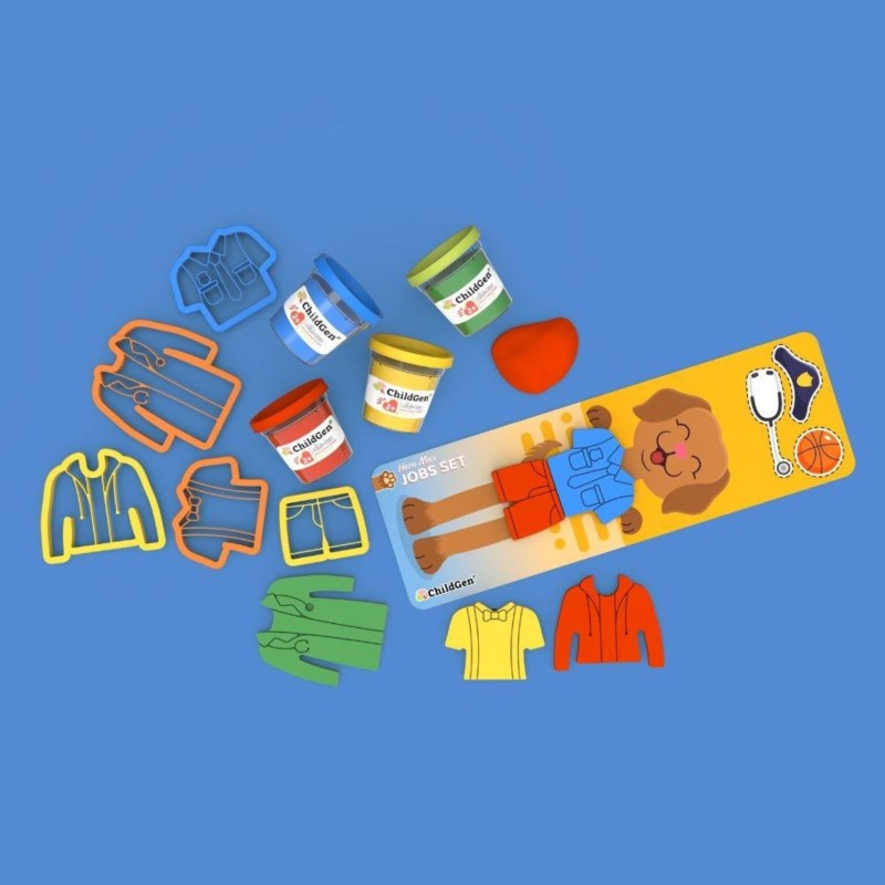 Set Profissões - Natural Play Dough