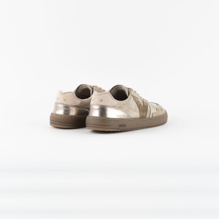 Duna Metallic Suede Sneakers