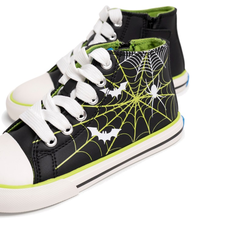 Free Lights Spider Tennis Shoes - Laces with lights