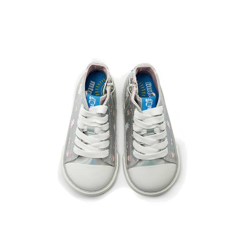 Zapatillas de tenis con luces de unicornio gratis - Cordones con luces