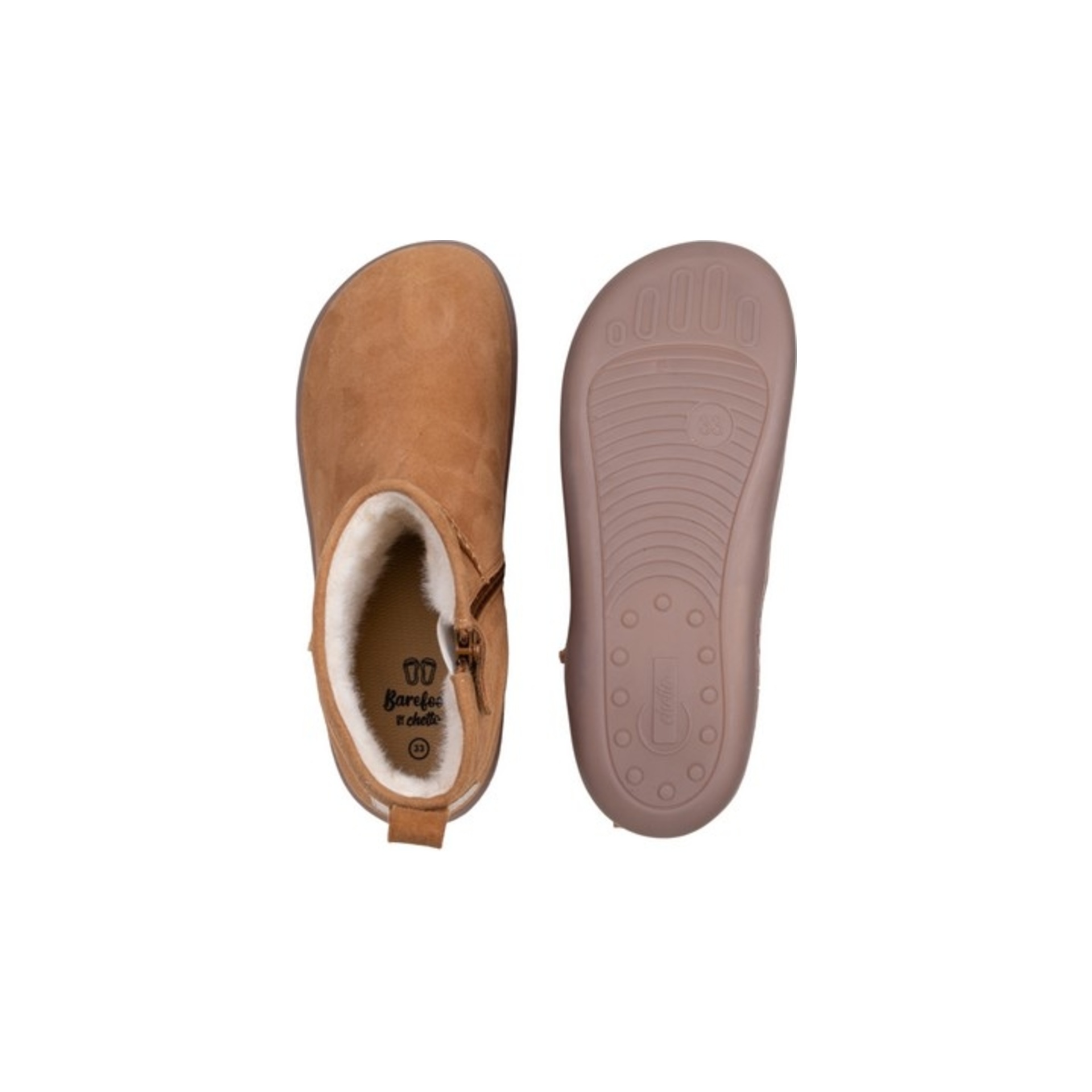 Botas de Piel Serraje con Pelo Interior