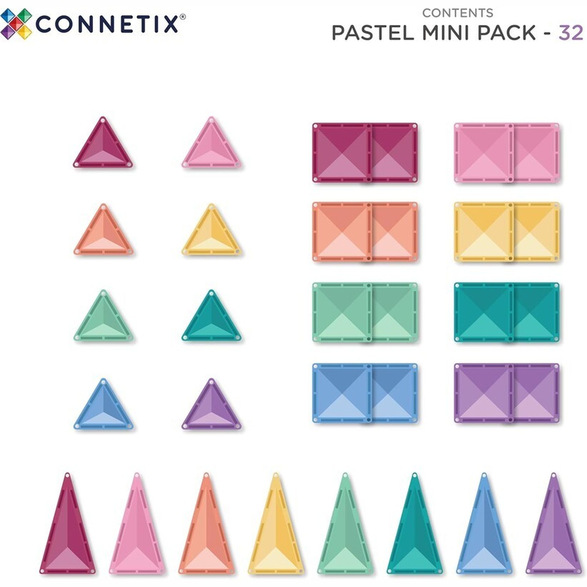 Connetix Pastel Mini Pack 32 pc