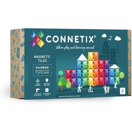 Connetix Rainbow Rectangle Pack 18 pc - Image product