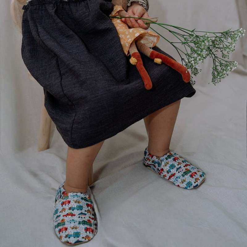 Minimalist Slippers with Designs