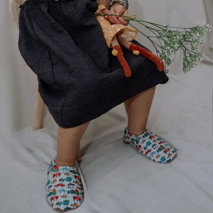 Minimalist Slippers with Designs