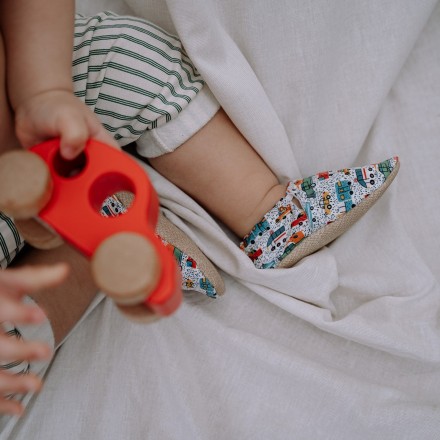 Minimalist Slippers with Designs