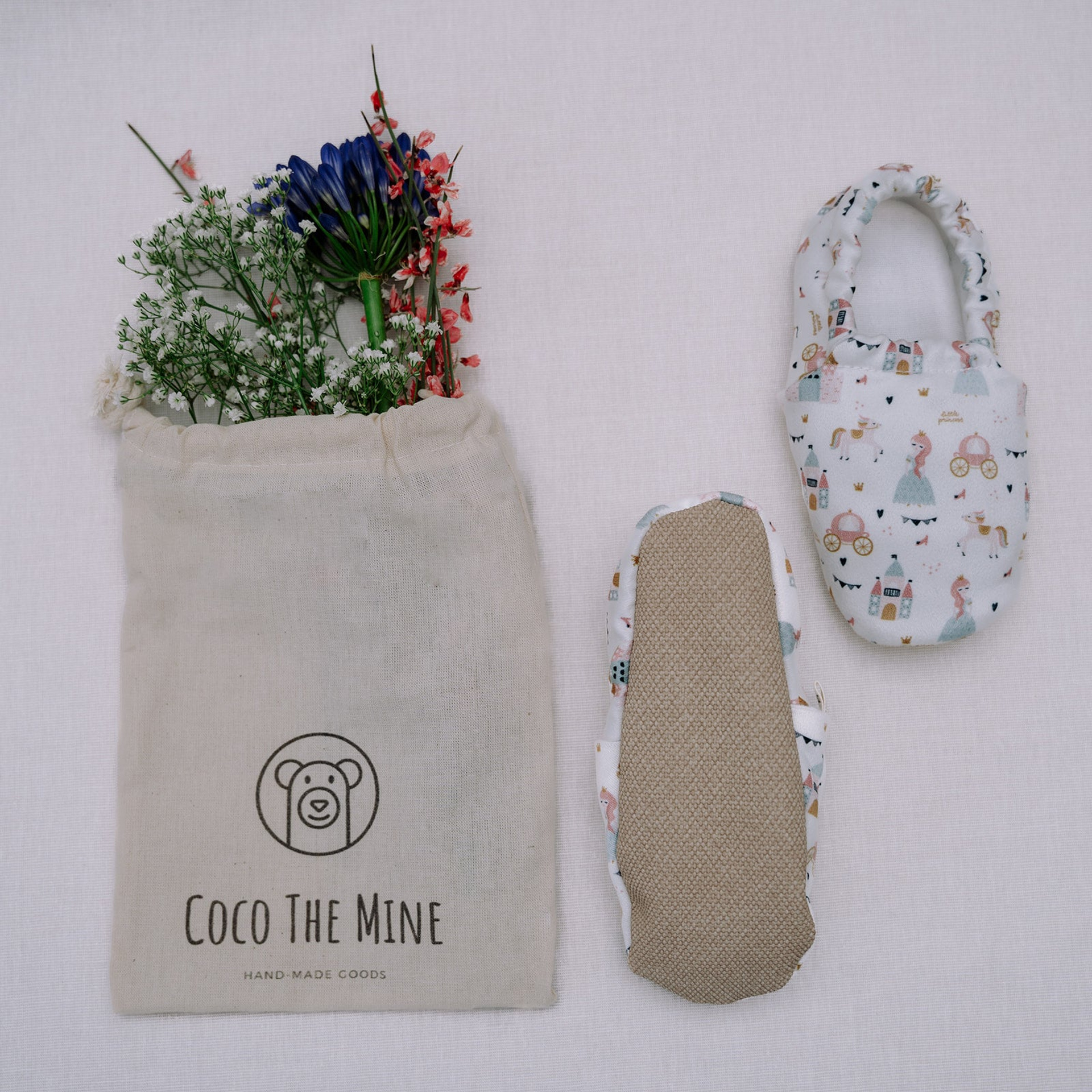 Minimalist Slippers with Designs
