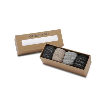 Meias Antiderrapantes - Pack de 4