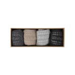 Meias Antiderrapantes - Pack de 4