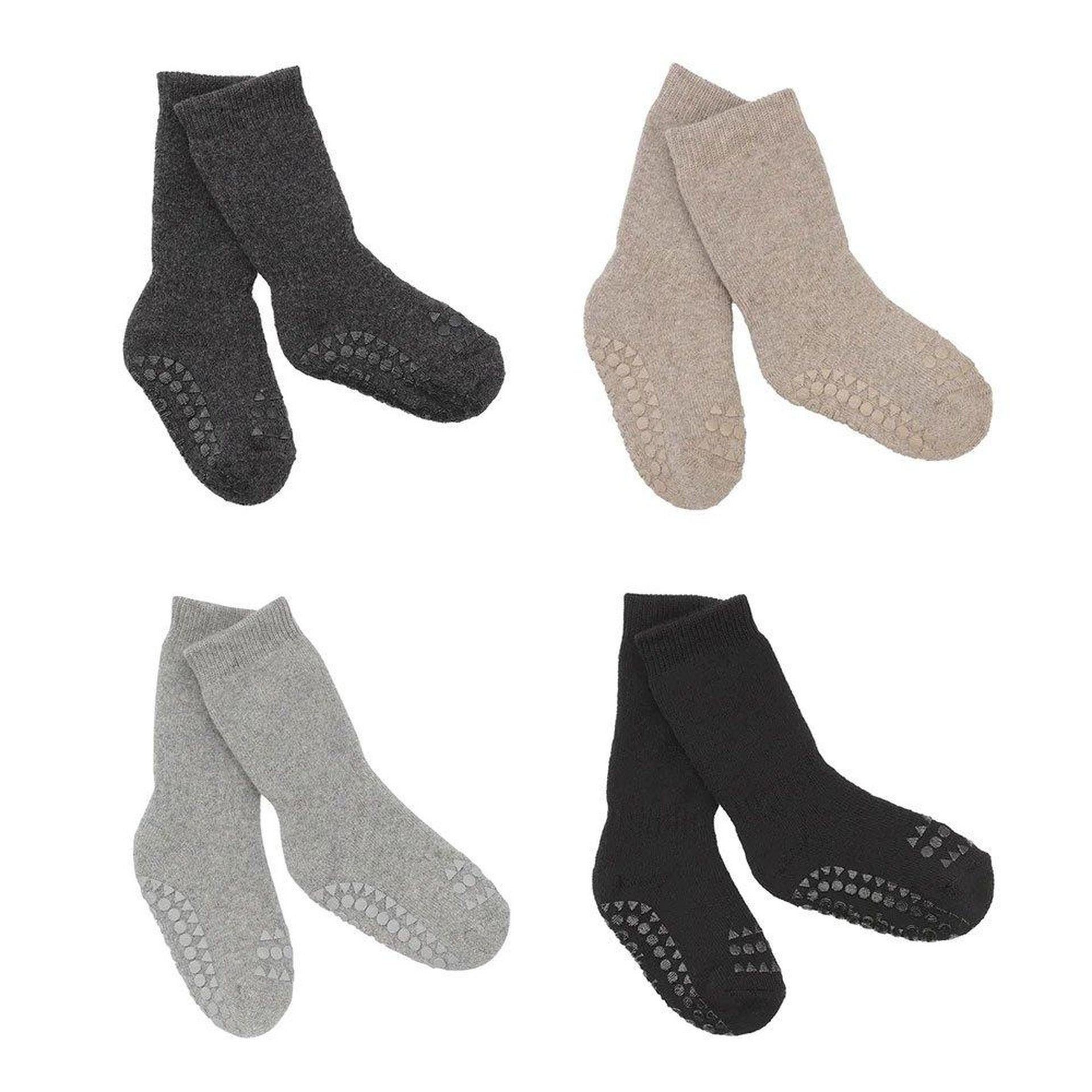 Meias Antiderrapantes - Pack de 4