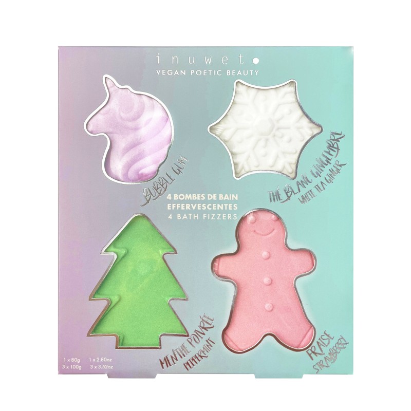 Bombas de Banho Efervescentes de Natal
