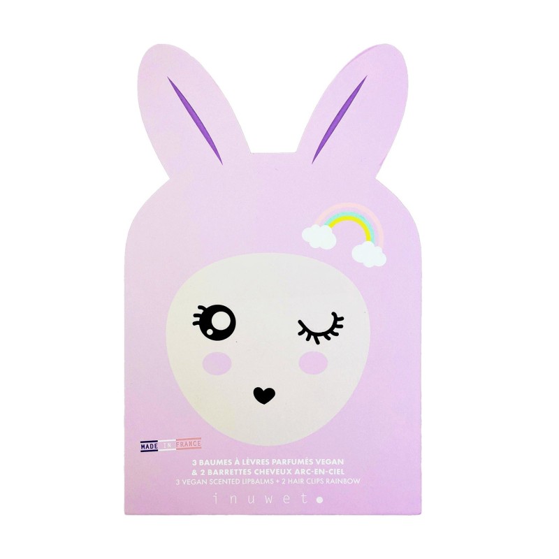 Set de B�lsamo Labial e Ganchos de Cabelo Bunny Box